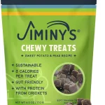 Jiminy's Soft & Chewy Dog Training Treats, Sweet Potato & Peas, 6oz 1pck