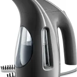 HiLIFE Steamer for Clothes, Portable Handheld Design, 240ml Big Capacity, 700W, Strong Penetrating Steam, Removes Wrinkle, for Home, Office(ONLY FOR 120V)-Black