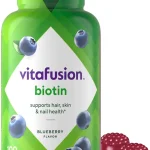 Vitafusion Biotin Gummies 5000mcg Per 2 Gummies - Hair Skin and Nails