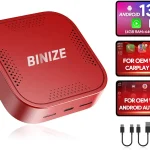 Binize Wireless CarPlay Android AUTO Multimedia Video Box Android 13