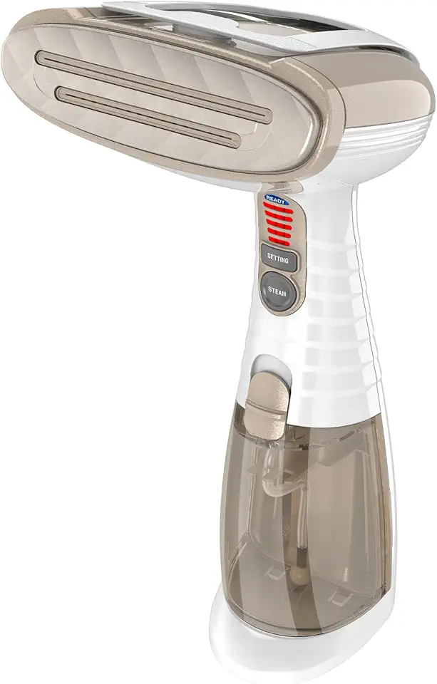 61wGGdfDS-L._AC_UL960_FMwebp_QL65_.webp Conair Steamer for Clothes & Upholstery, Handheld, 3 Attachments, White - Image 1
