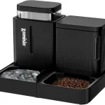 ZOMISIA Automatic Cat Feeder, Gravity Cat Food Dispenser, 0.8Gal x 2