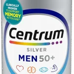 Centrum Silver Men's 50+ Multivitamin with Vitamin D3, B-Vitamins, Zinc