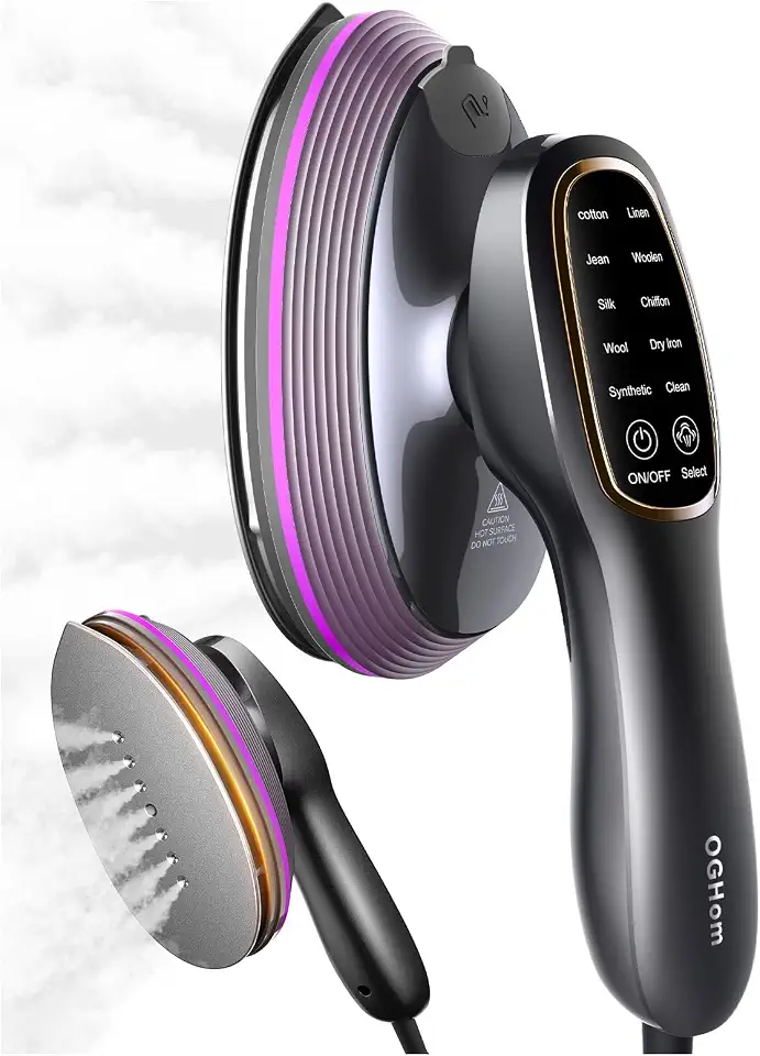 7166gnQ9jL._AC_UL960_FMwebp_QL65_.webp OGHom 2-in-1 Iron & Steamer for Clothes, Handheld Garment Wrinkle Remover - Image 1