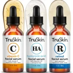TruSkin Serum Trio with Vitamin C, Retinol & Hyaluronic Acid, 1 fl oz Each