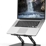 Adjustable Laptop Stand for Desk, Metal Laptop Riser Holder
