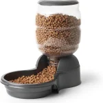 Petmate Replendish Gravity Dog Feeder, 5lbs, Microban Antimicrobial