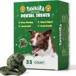 Dog Dental Chews for Fresh Breath & Clean Teeth, 37oz, 33 Count