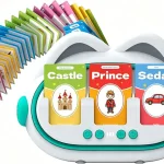 2026 Premium Talking Flash Cards & Story Maker for Toddlers, 150 Cards 300 Words, Montessori Learning Toy, Screen-Free Educational Vocabulary Learning Toy, Create Different Stories with Any 3 Cards