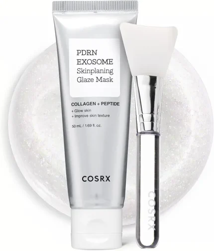 +123% Hydration, Instant Glow, Glass Skin Finish, Elasticity & Firmness, PDRN Exosome Overnight Face Mask, Korean Skin Care