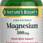 Nature's Bounty Magnesium 500 mg Tablets (Pack of 1)