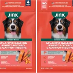 Jinx Premium Grain-Free Dry Dog Food, for All Lifestages - Real Salmon, Sweet Potato & Carrot Puppy Kibble with Superfoods for Immune Support & Probiotics for Digestive Support - No Fillers - 4lb
