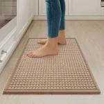 YDKGL Kitchen Rugs Kitchen Mats for Floor Non Slip Washable Brown 17"x30"