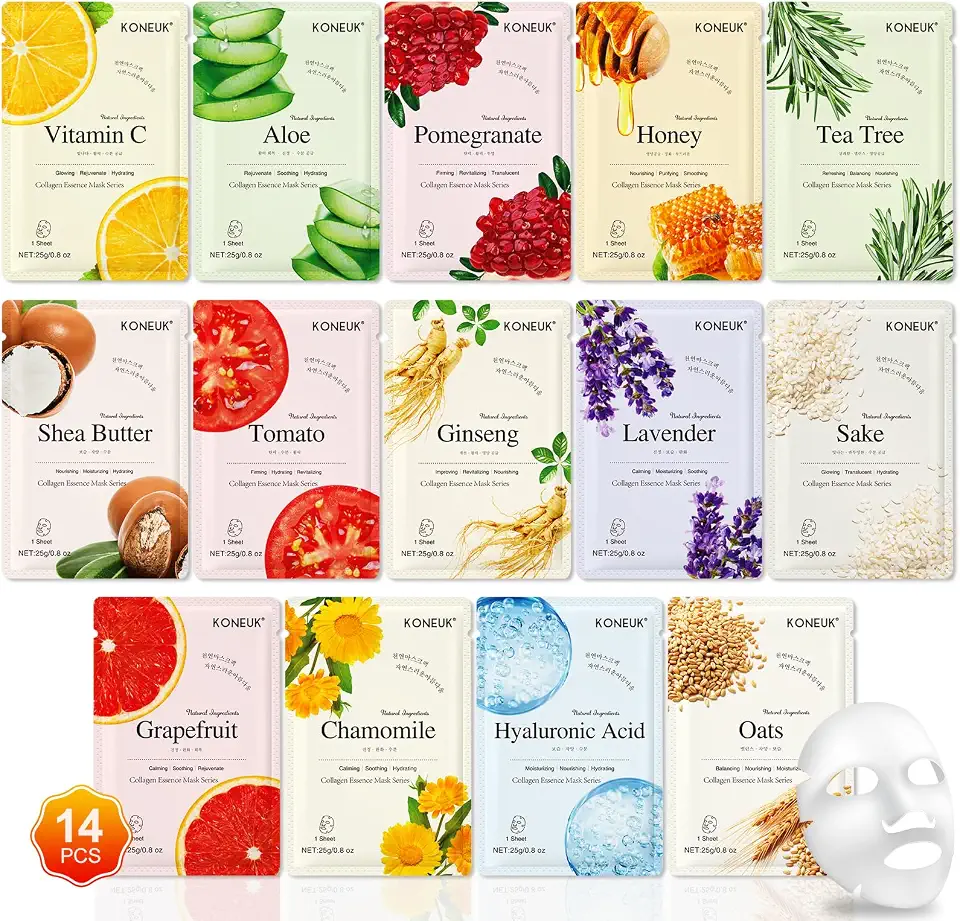 81QKjXh5DyL._AC_UL960_FMwebp_QL65_.webp Bulk Facial Mask Set for Women Skin Care, Face Mask Gifts Set for Face Spa - Image 1