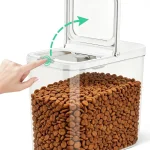 TBMax Dog Cat Food Storage Container 12Lbs with Airtight Flip-up Lid