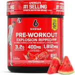 Six Star Pre-Workout Explosion for Men & Women, Watermelon, 30 Servings