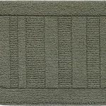 BEQHAUSE 30x18 Inch Kitchen Rugs Non Slip Washable Kitchen Sink Rug, Green